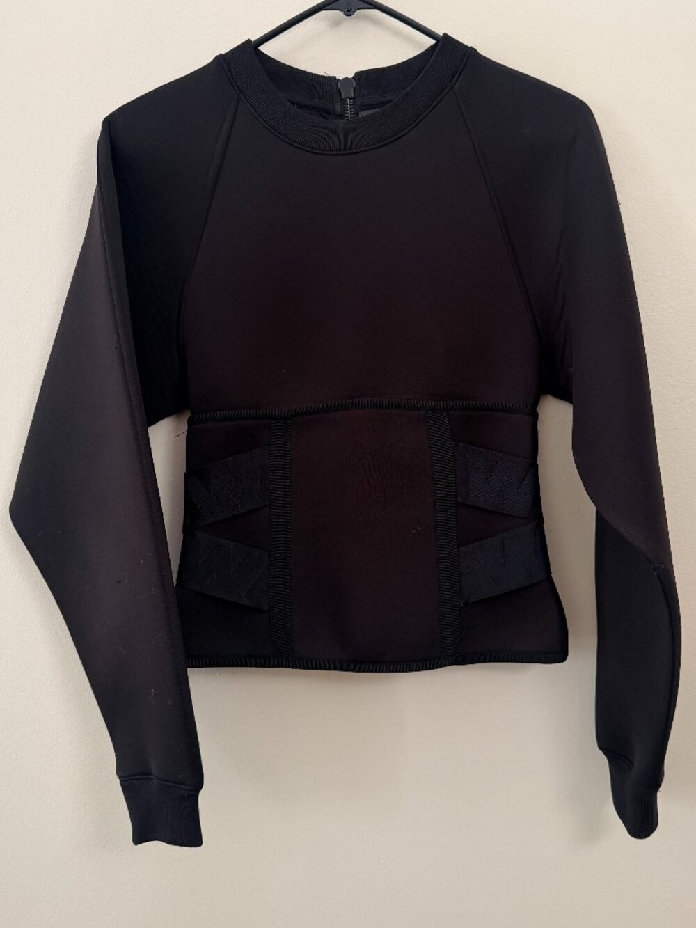 ALEXANDER WANG H&M COLLAB NEOPRENE BODYCON SCUBA TOP 6